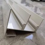 Smooth Operation Plastic Profile Frame Customized Color PVC Plastic Extrusion Profiles Corner