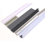 Smooth Operation Plastic Profile Frame Customized Color PVC Plastic Extrusion Profiles Corner