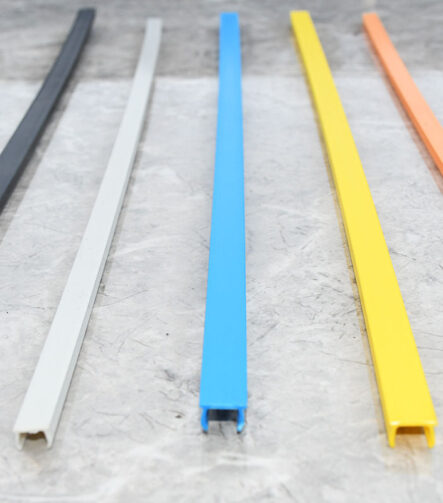 T Slot Cover Strip Customized Color PP PVC ABS Seal Aluminum PVC T Slot Cover Extruded Plastic PVC Cover Strip