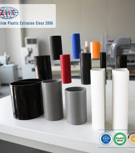 Tailor Made Corrosion Proof Pre Finished Profile Round Tube UV Stabilized Plastic PVC Woodworking Machinery for Pole