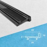 The Specifications Are Complete Transmission Conveying K-Type Guide Trough Guide Rail Plastic Wear Strips Friction Strips