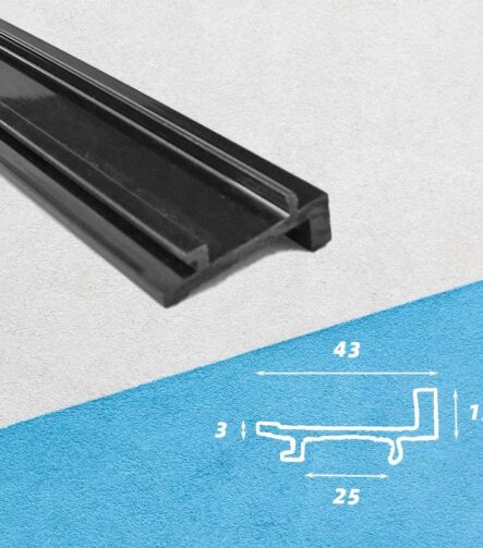 The Specifications Are Complete Transmission Conveying K-Type Guide Trough Guide Rail Plastic Wear Strips Friction Strips