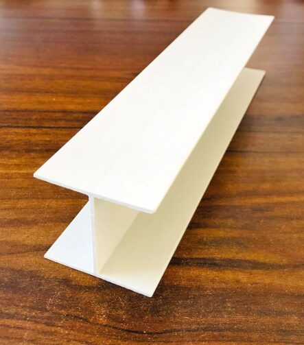 Transparent H-Profile PVC for Display Shelving & Retail Fixtures