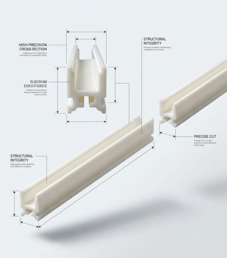 U Shape Plastic Edge Banding PVC Edge Board for Table Countertop Protection Decorative Covering