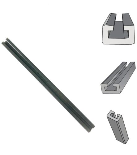 U-Shaped UHMWPE Wear Channels for Conveyor Systems Heavy Duty Custom Widths