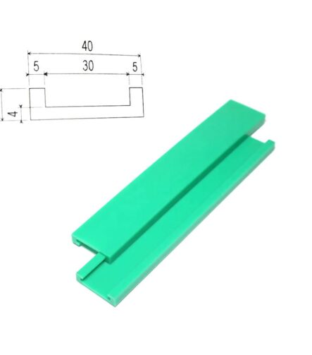 UHMW PE Polymer Plastic Guide Rail UHMW PE in Polietilene UHMW PE Sheet for Chain Guide Track Rail