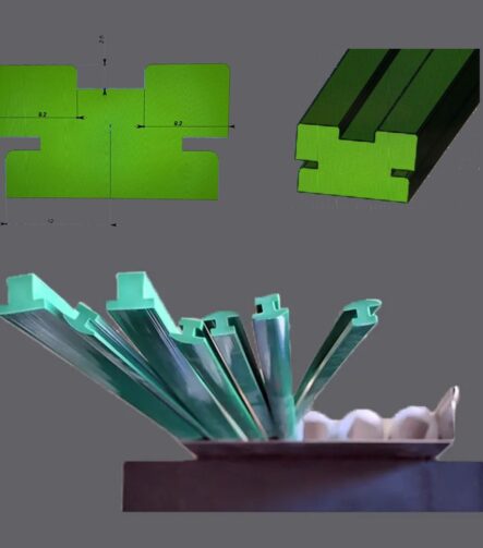 UHMW PE Wear Strip Profiles for Industry Thick Plastic Extrusion Guide Profile Rubber Strip Seal Perfiles De UHMW