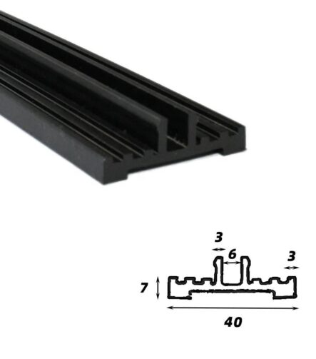 UHMWPE Buffer Strip UHMW-PE Wear Strips Upe Sheet UHMWPE Plastic Chain Guides Conveyor Slide Rail