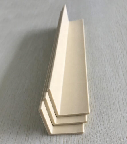 UPVC Extruded PVC Corner Profile Angle L Profiles Hard Extrusion Plastic Profile
