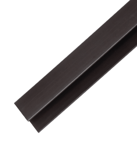 UPVC/PVC Black Color Extrusion Super Quality PVC Sliding Profiles Extruded PP U Shape Profile