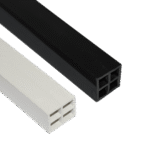 UPVC Profile Conch UPVC Profile H Profile Plastic Used in Some Glass Railing Systems