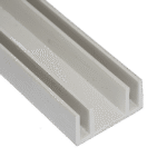 UPVC Profile HDPE Extrusion PVC Profile Chamfer Plastic Extrusion