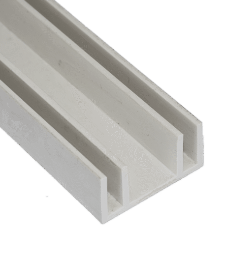 UPVC Profile HDPE Extrusion PVC Profile Chamfer Plastic Extrusion