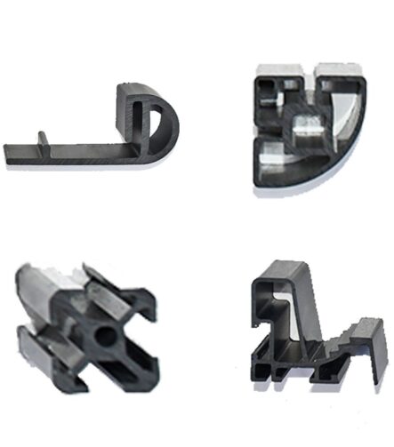 UPVC Profile Refrigerator Seals with PVC Food Grade Skirting Custom Co Extrusion PE Plastic Profile
