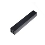UV Resistant PVC Conduit Pipe Custom Plastic PVC HDPE Square Tube Rectangle Hollow Pipe Square Hollow PVC Tube