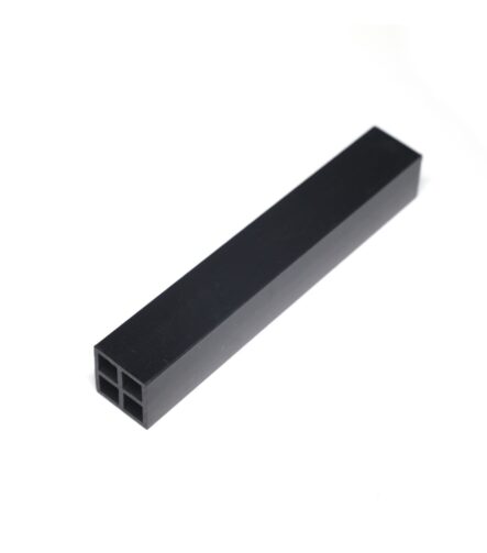 UV Resistant PVC Conduit Pipe Custom Plastic PVC HDPE Square Tube Rectangle Hollow Pipe Square Hollow PVC Tube