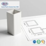 White Matt 24.5X24.5mm Extruded Rigid PVC Square Pipe for Greenhouse Frame Construction