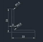 White PVC Plastic Corner Bead L-Shape Right Angle Corner Strip Protects 90 Degree Cross Section