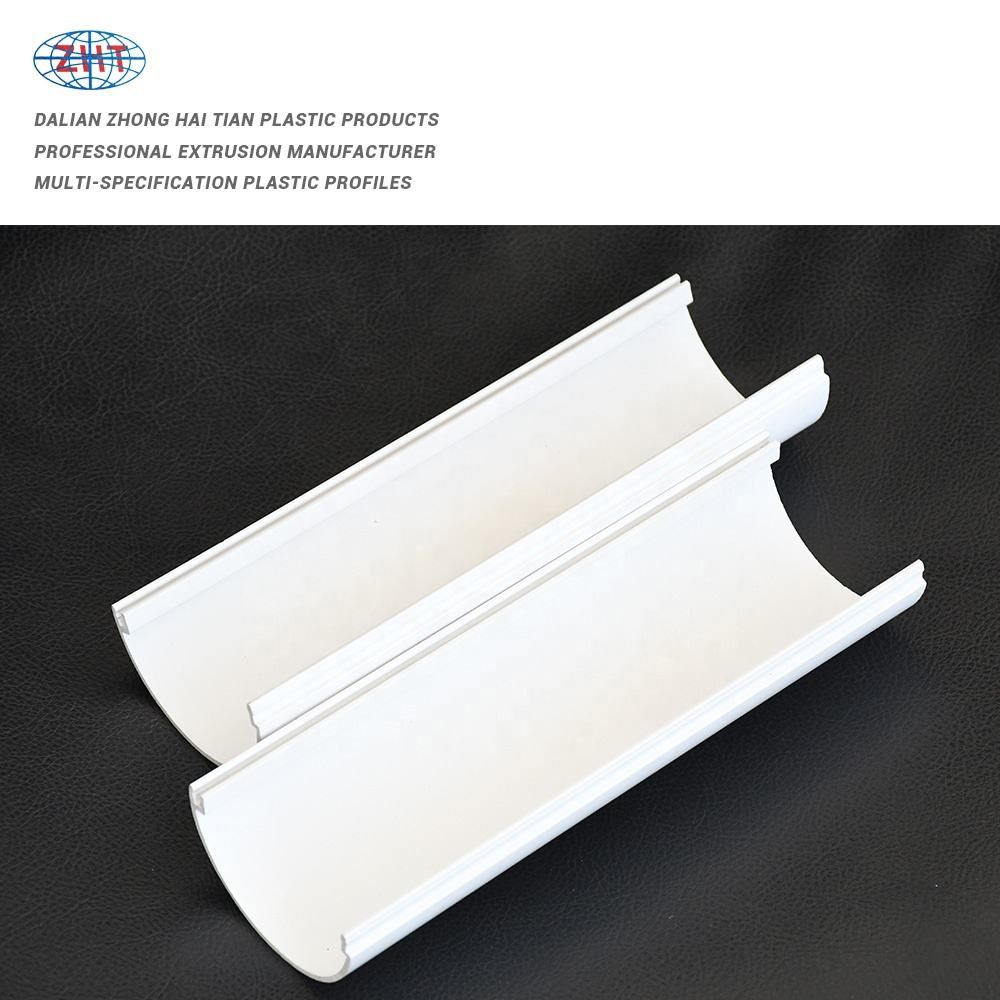 White-PVC-U-Shaped-Plastic-Tube-Durable-Pipe-PVC-Round-Half.jpg White PVC U-Shaped Plastic Tube Durable Pipe PVC Round Half