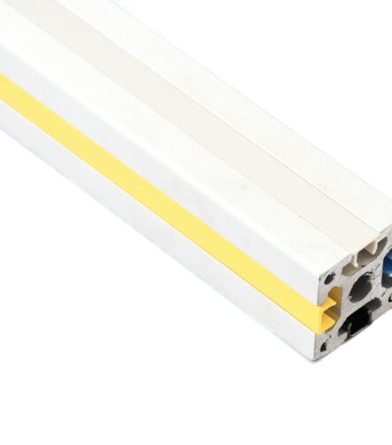 Wholesale Aluminum Profile Accessories PVC Plastic Black Cover Strip and U-Strip for Aluminum Panel Fittings Insert