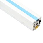 Wholesale Aluminum Profile Accessories PVC Plastic Black Cover Strip and U-Strip for Aluminum Panel Fittings Insert