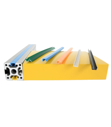 for Decorating Aluminum Profiles Soft PVC Cover Strip Standard T-Slot Covers